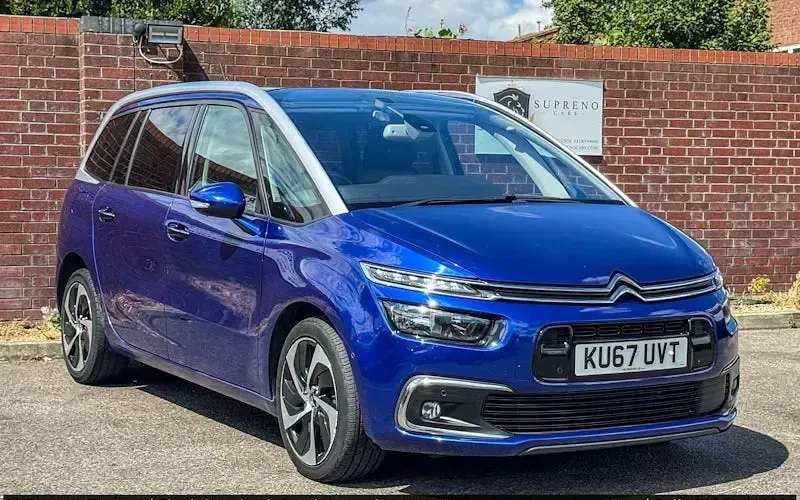 Used Citroën C4 SpaceTourer Flair 150 HP (110 kW) 2017 Blue MPV