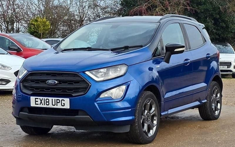 Used Ford Ecosport ST-Line 101 HP (74 kW) 2018 Blue SUV