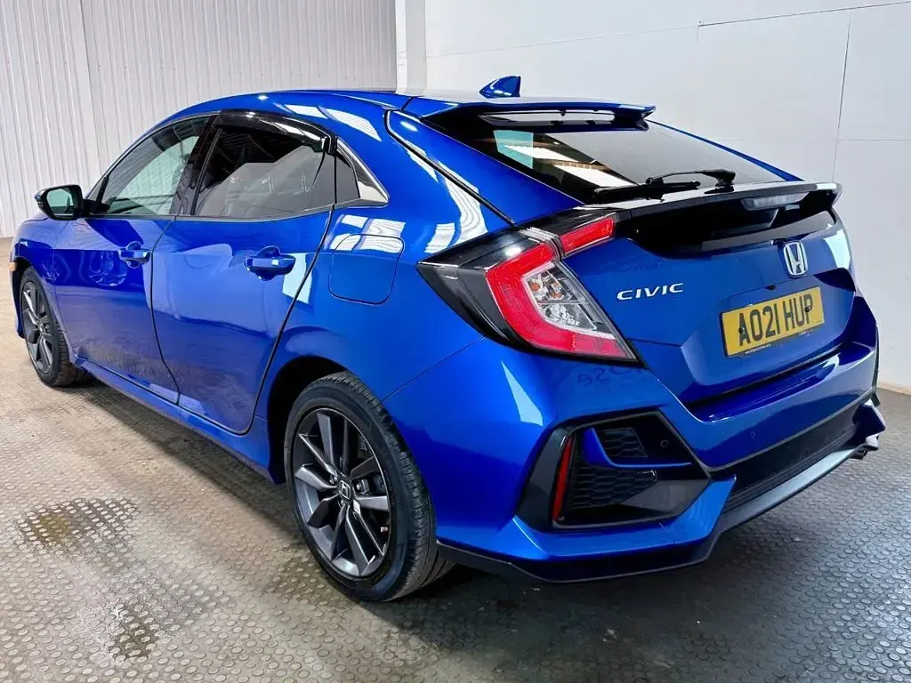 Used Honda Civic SR 126 HP (92 kW) 2021 Blue Hatchback