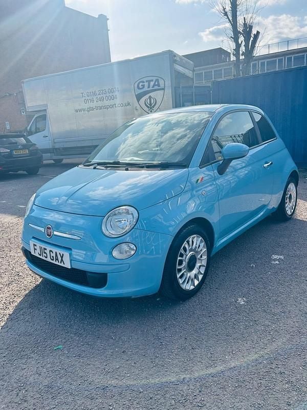 Used Fiat 500 Lounge 2015 Blue Hatchback