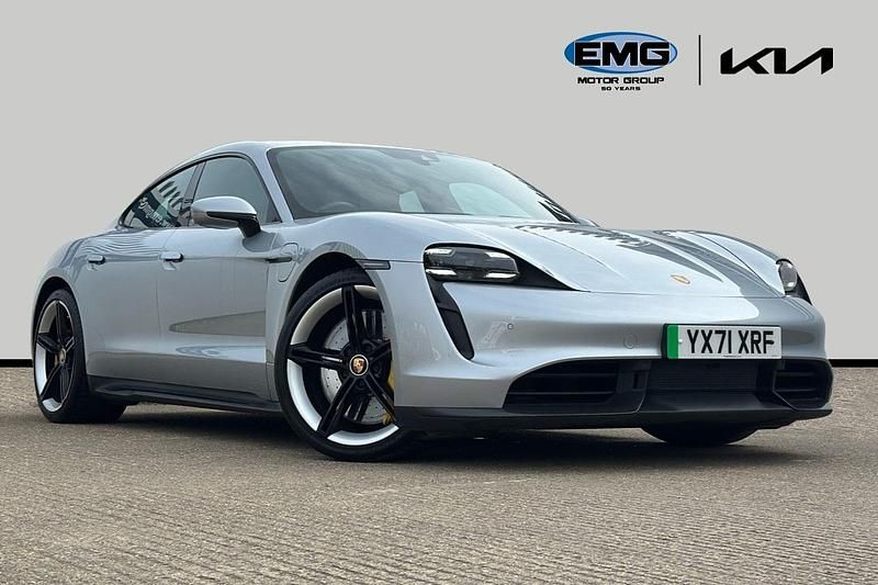 Used Porsche Taycan Performance Package 559 kW (761 HP) 2021 Silver Sedan