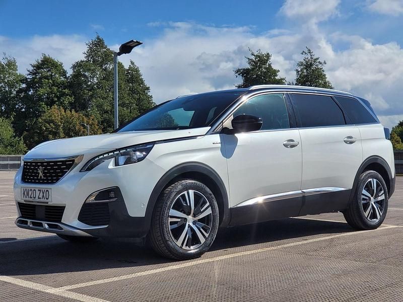 Used Peugeot 5008 GT-line 130 HP (95 kW) 2020 White Hatchback