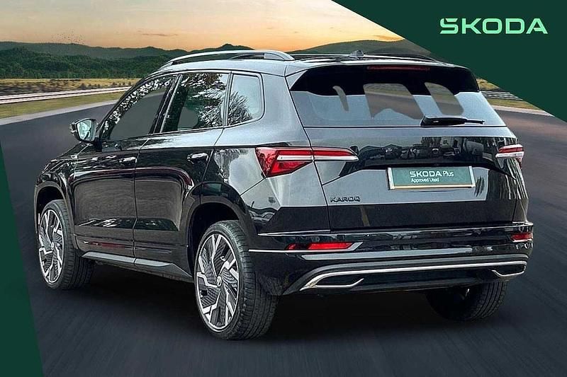 Used Skoda Karoq SportLine 110 HP (80 kW) 2022 Black magic pearl effect SUV