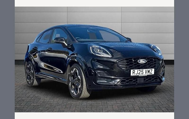Black Used 2025 Ford Puma ST-Line X SUV | £21,695 (Expensive) - Image 1/2