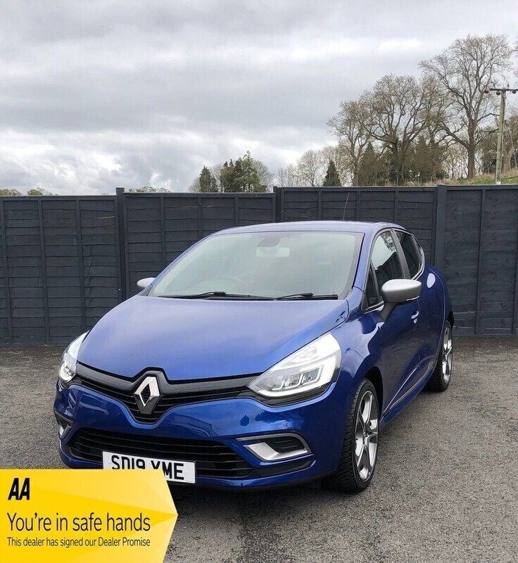 Blue Used 2019 Renault Clio IV GT-Line Hatchback | £8,181 (Fair price) - Image 1/4