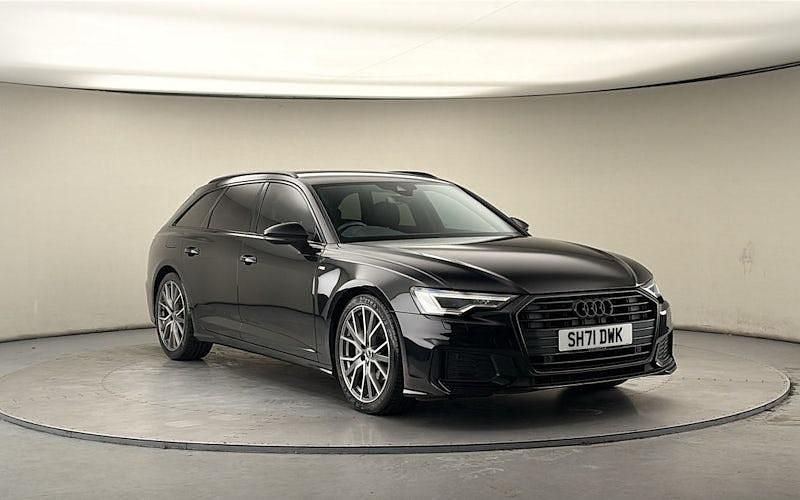 Used Audi A6 Black Edition 204 HP (150 kW) 2021 Myth black metallic/myth black metallic Estate
