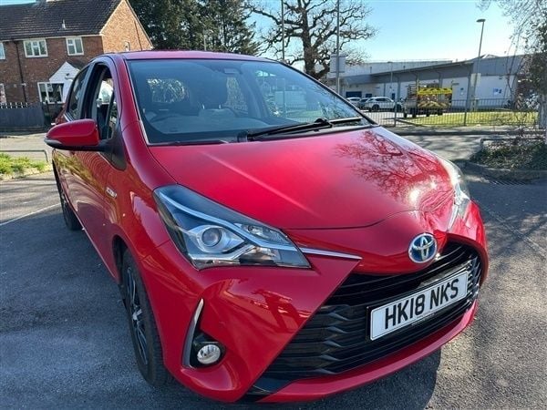 Red Used 2018 Toyota Yaris Hatchback | £12,800 (Fair price) - Image 1/1