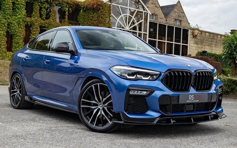 Blue Used 2020 BMW X6 M Sport SUV | £42,990 (A bit pricey) - Image 1/4