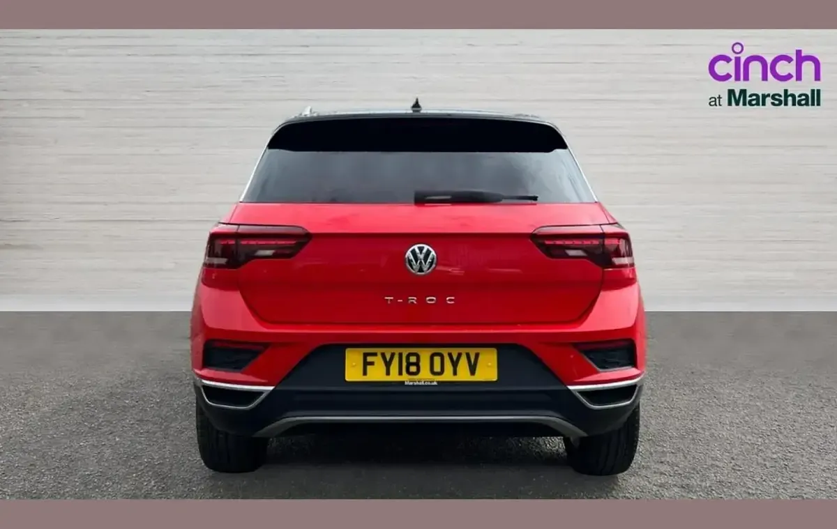 Used VW T-Roc SEL 150 HP (110 kW) 2018 Red SUV