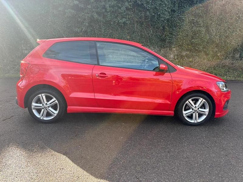 Used VW Polo R-line 110 HP (80 kW) 2013 Red Hatchback
