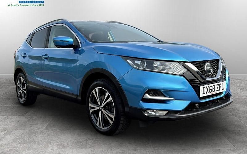 Used Nissan Qashqai N-Connecta 131 HP (96 kW) 2018 Blue SUV
