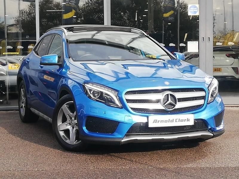 Blue Used 2014 Mercedes GLA220 AMG line SUV | £12,798 (Fair price) - Image 1/4