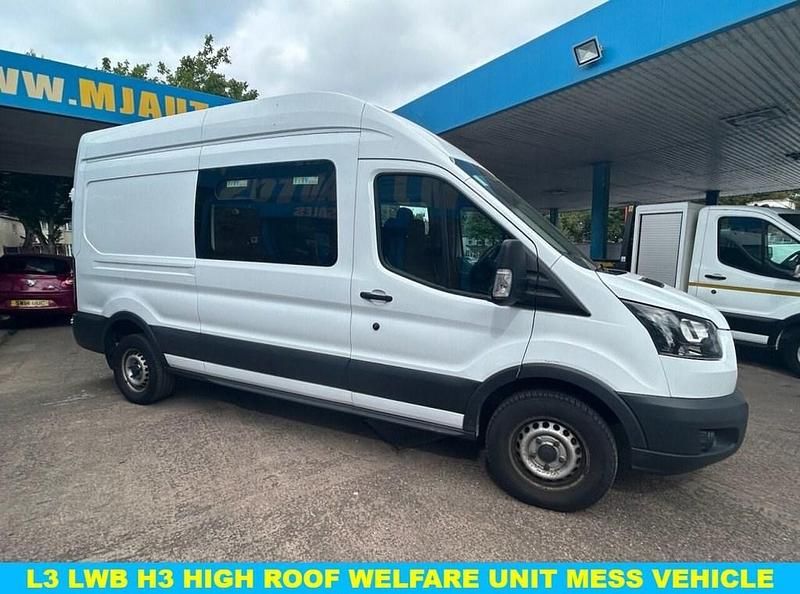 Used Ford Transit 130 HP (95 kW) 2018 White Van