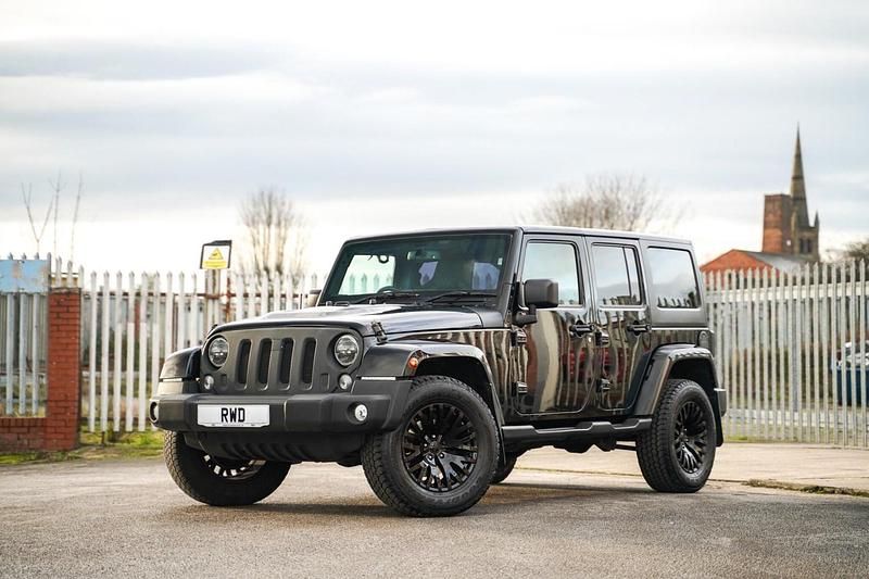 Black Used 2015 Jeep Wrangler Sahara SUV | £24,995 (A bit pricey) - Image 1/4