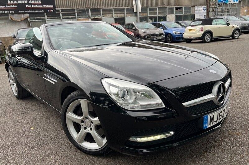 Black Used 2012 Mercedes SLK250 Cabriolet | £7,995 (Fair price) - Image 1/1
