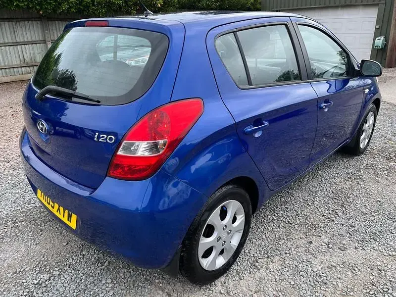 Used Hyundai i20 Comfort 101 HP (74 kW) 2009 Blue Hatchback
