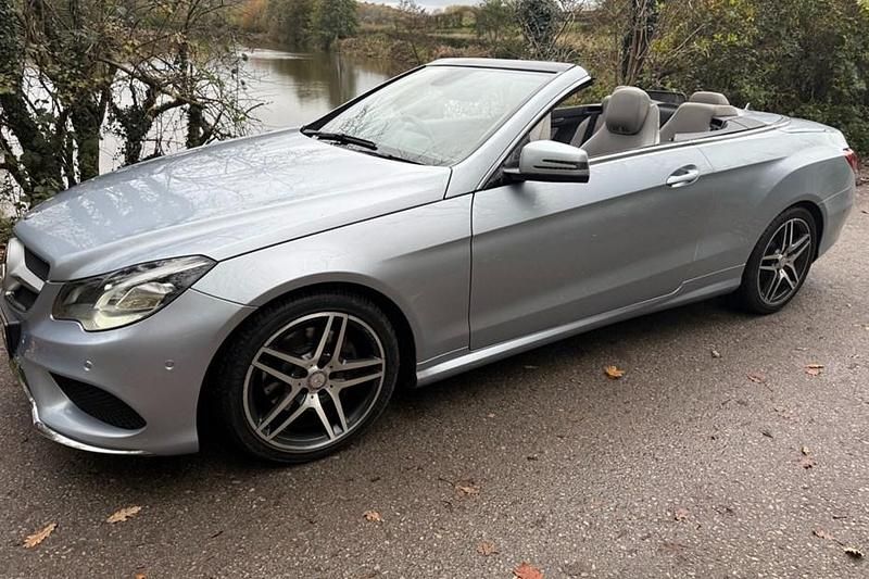 Used Mercedes E220 AMG 2014 White Cabriolet