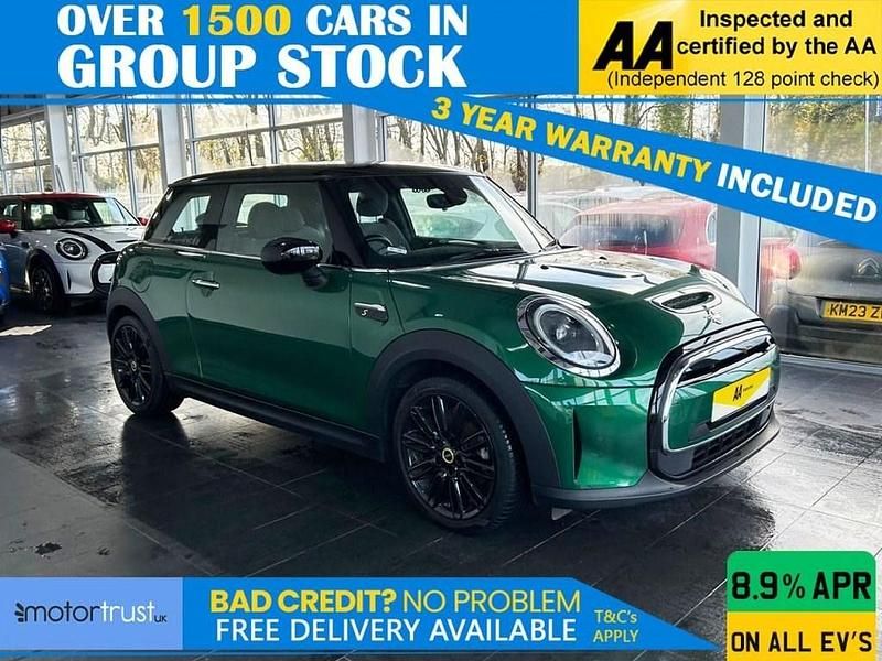 Green Used 2022 Mini Cooper SE Hatch Hatchback | £14,795 (Fair price) - Image 1/2