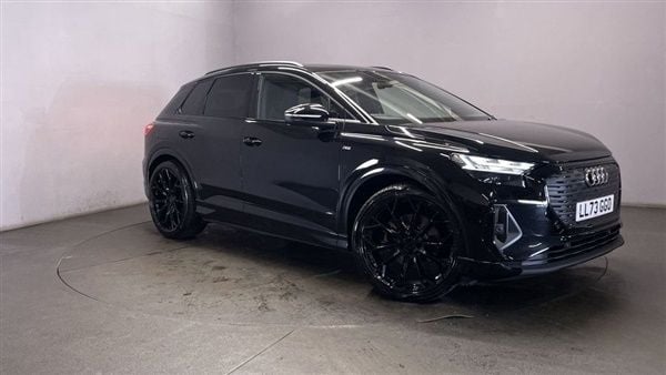 Black Used 2023 Audi Q4 e-tron Business SUV | £27,799 (Fair price) - Image 1/4