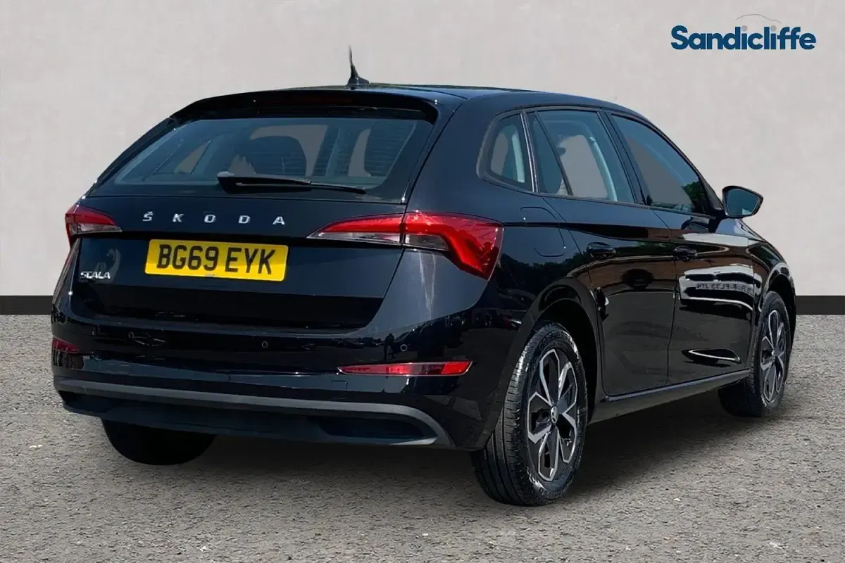 Used Skoda Scala SE 116 HP (85 kW) 2020 Black Hatchback