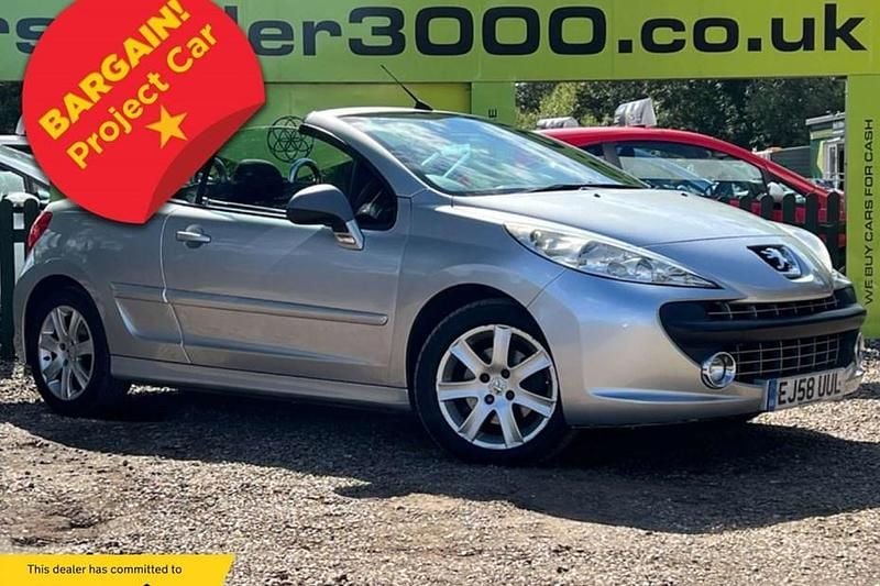Used 2009 Peugeot 207 CC Sport Cabriolet | £1,350 (Good price) - Image 1/1