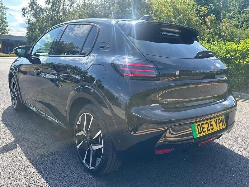 Black Used 2025 Peugeot e-208 GT Hatchback | £27,625 - Image 1/4