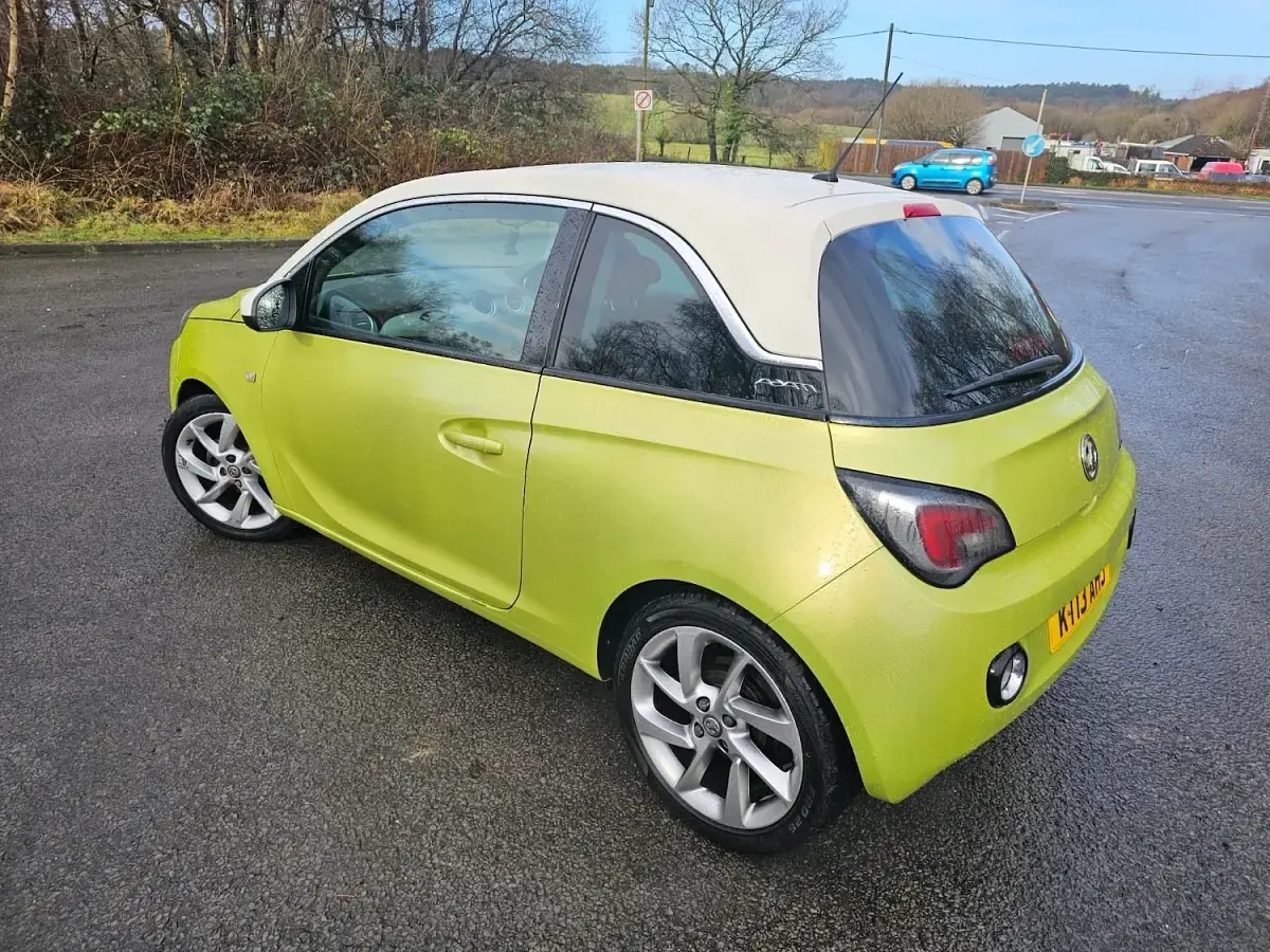 Used Vauxhall Adam Slam 70 HP (51 kW) 2013 Yellow Hatchback