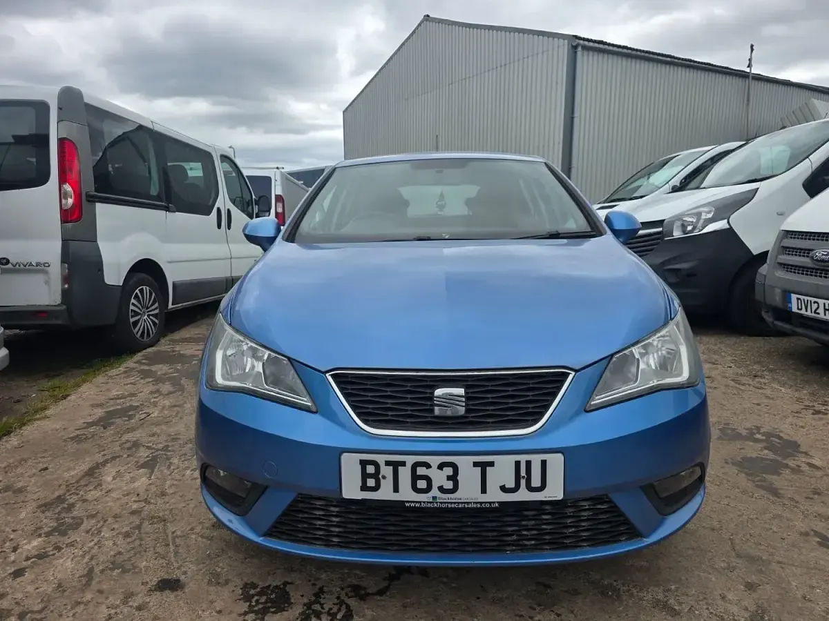 Used Seat Ibiza 85 HP (62 kW) 2013 Blue Hatchback