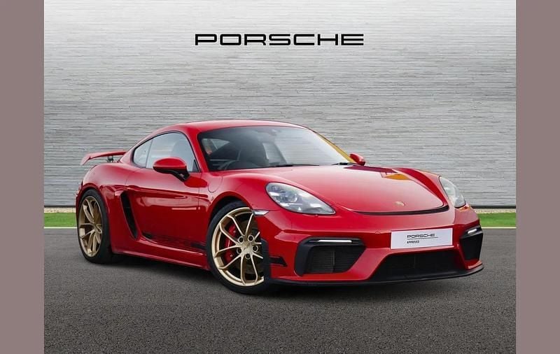 Used Porsche Cayman GT4 414 HP (304 kW) 2021 Red Coupe