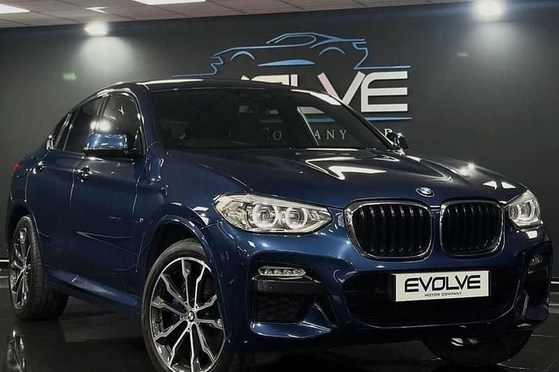 Used BMW X4 M Sport 190 HP (139 kW) 2018 Blue SUV