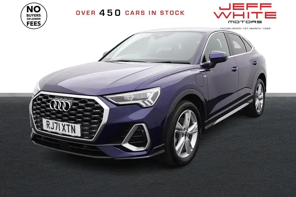 Used Audi Q3 Sportback S-Line 242 HP (177 kW) 2022 Navarra blue SUV