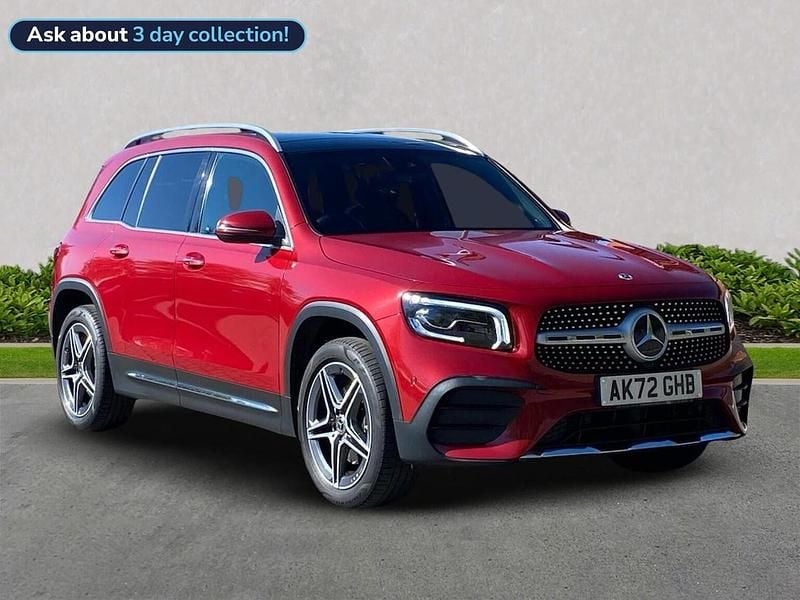 Red Used 2022 Mercedes GLB200 AMG Line Premium Plus SUV | £29,799 (Fair price) - Image 1/4