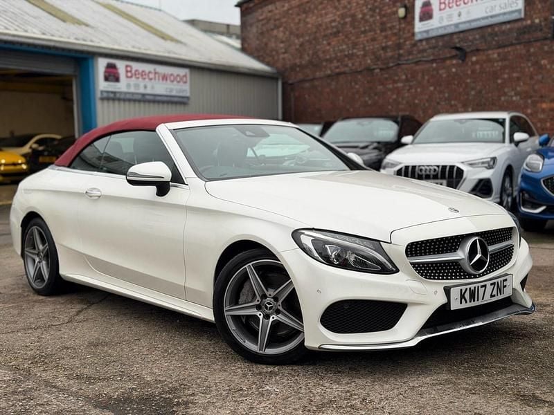 Used Mercedes C250 AMG Line Premium Plus 2017 White Cabriolet