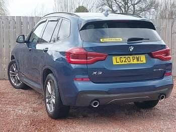 Used BMW X3 M Sport 190 HP (139 kW) 2020 Blue SUV