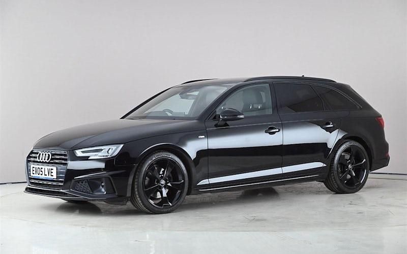 Used Audi A4 Black Edition 245 HP (180 kW) 2019 Black Estate