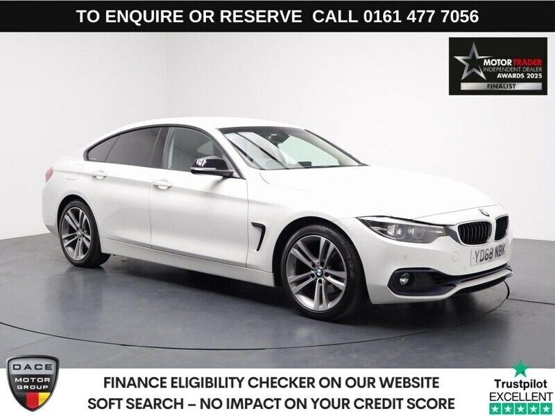 White Used 2018 BMW 420 Sport Line Coupe | £12,390 (Fair price) - Image 1/3