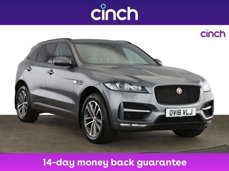 Grey Used 2018 Jaguar F-Pace R-Sport SUV | £17,799 (Fair price) - Image 1/3
