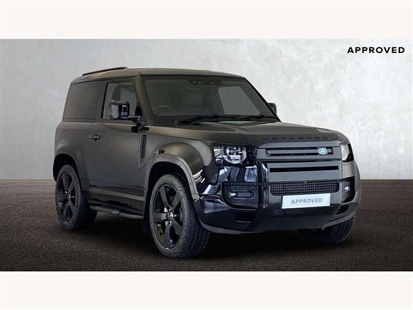 Santorini black Used 2025 Land Rover Defender HSE Dynamic SUV | £79,150 (Expensive) - Image 1/4