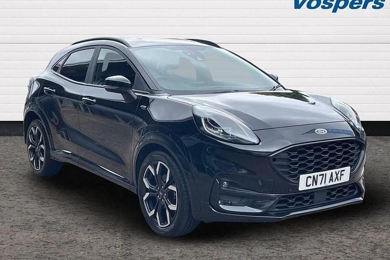 Black Used 2022 Ford Puma ST-Line X SUV | £15,250 (Fair price) - Image 1/1