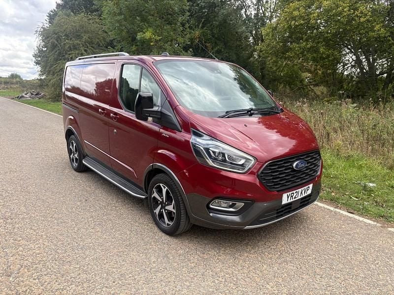 Red Used 2021 Ford Transit Custom Active Van | £11,995 - Image 1/4