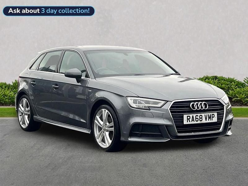 Grey Used 2019 Audi A3 S-Line Hatchback | £16,701 (Fair price) - Image 1/4