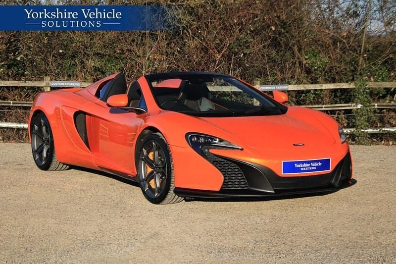 Used McLaren 650S 2018 Orange Cabriolet