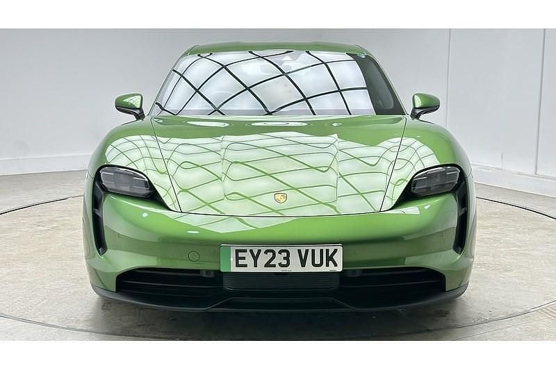 Used Porsche Taycan Performance Package 350 kW (476 HP) 2023 Green Sedan
