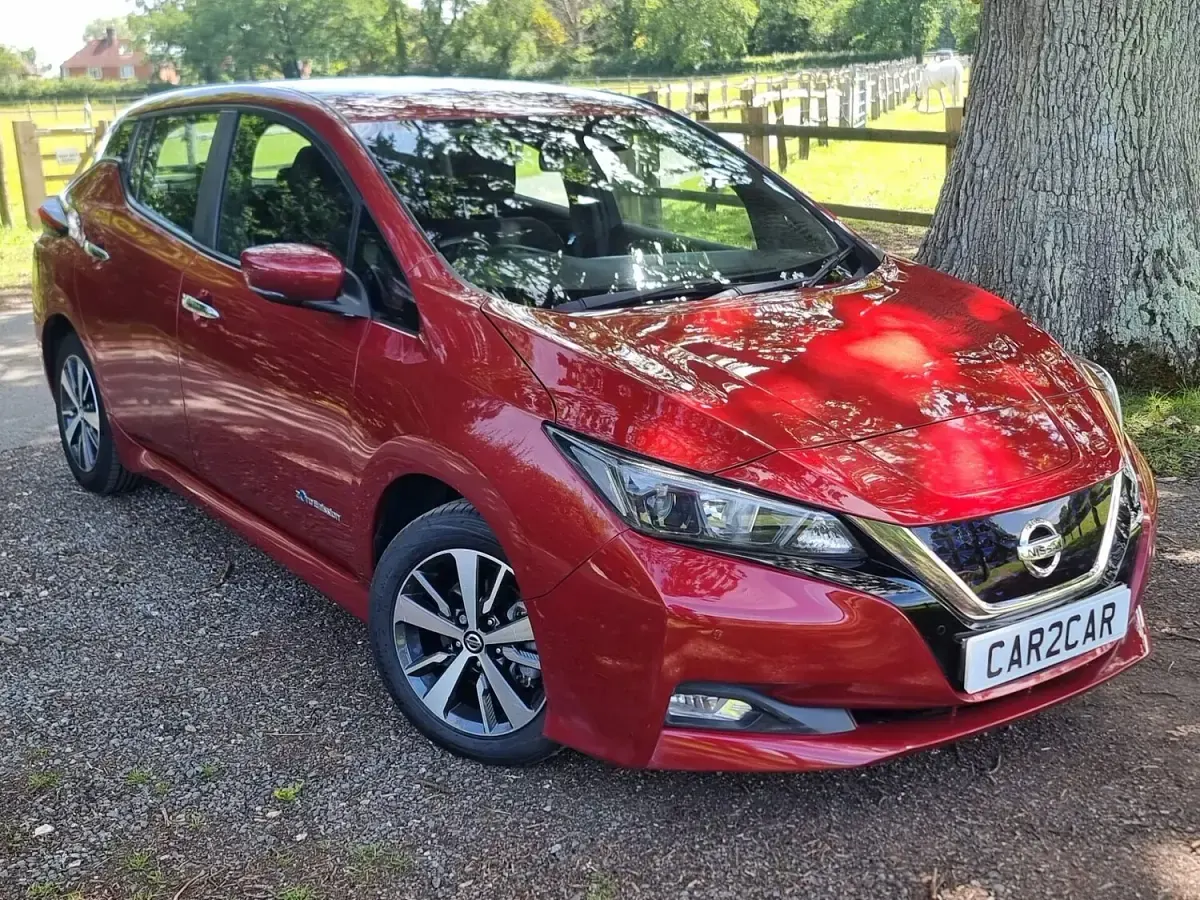 Used Nissan Leaf Acenta 2018 Red Hatchback