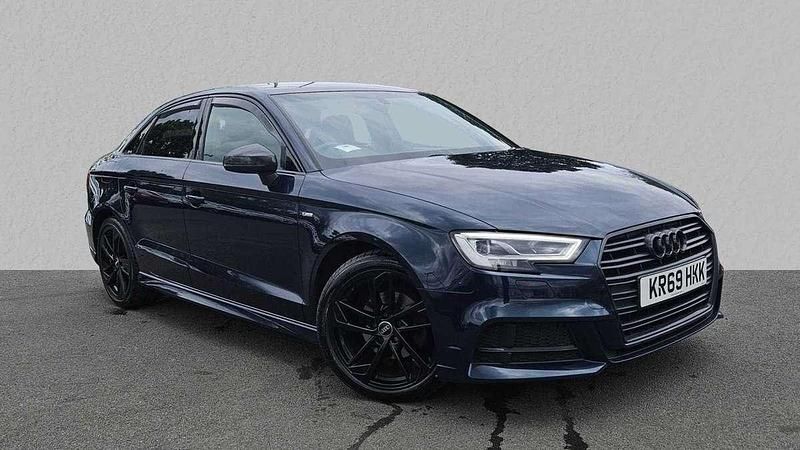 Blue Used 2019 Audi A3 Black Edition Sedan | £15,450 (Fair price) - Image 1/4