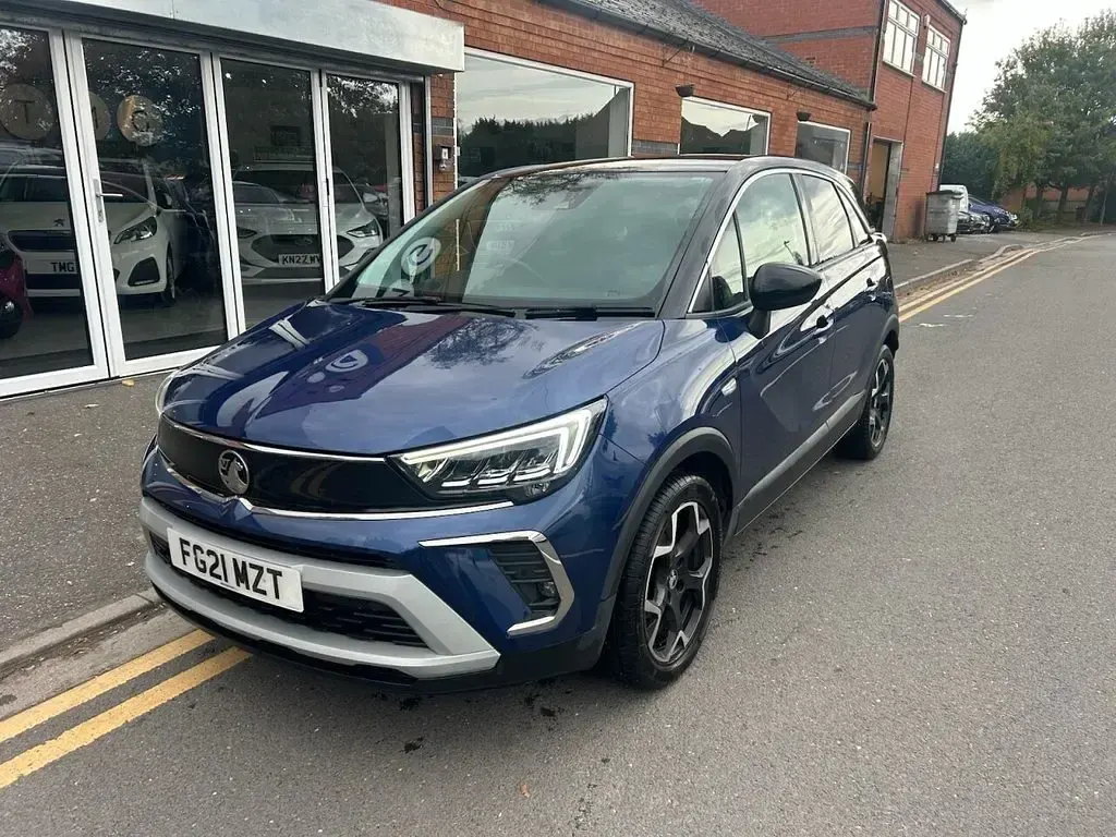 Used Vauxhall Crossland Elite 83 HP (61 kW) 2021 Blue SUV