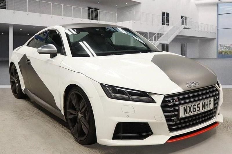 Used Audi TTS Advanced 2015 White/grey Coupe