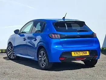Used Peugeot 208 Allure 100 HP (73 kW) 2021 Blue Hatchback