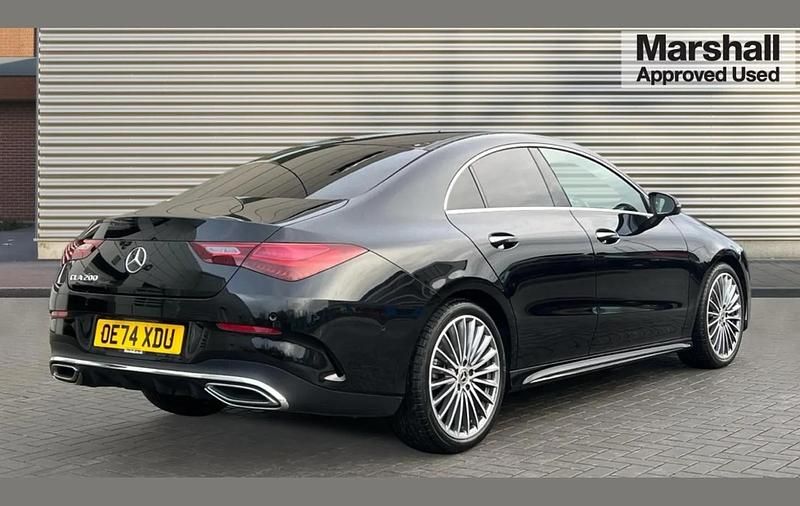 Used Mercedes CLA200 AMG Line Premium 161 HP (118 kW) 2025 Black Coupe