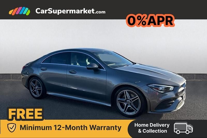 Grey Used 2019 Mercedes CLA200 AMG line Coupe | £20,497 (Expensive) - Image 1/4